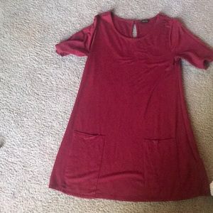 Tshirt dress with pockets